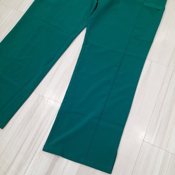 Turquoise medical scrub pants - Dickies brand - Picture 3 of 11